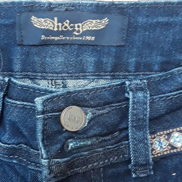 h&g Jean's  beautiful pair EUC size 9 - Picture 2 of 6